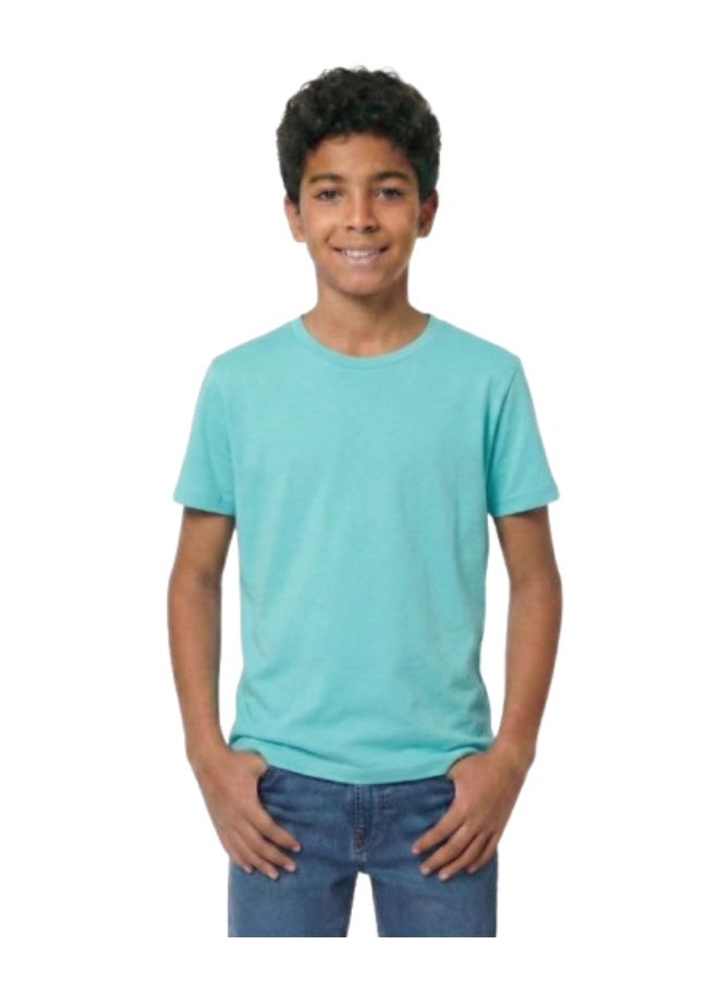 Feathers تيشيرت أولادي Feathers برقبة دائرية من قطن 100% – ناعم ومريح وقابل للتنفس، مناسب للأعمار من 10 إلى 16 سنة - Image 1